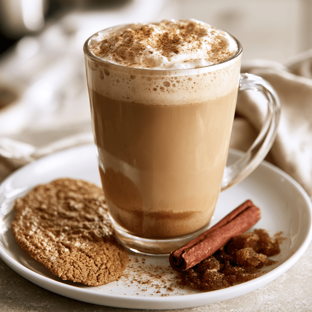 Pepparkakslatte – krämig juldryck med kanel